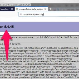 Cara Mengetahui Versi PHP Sebuah Server Web Hosting